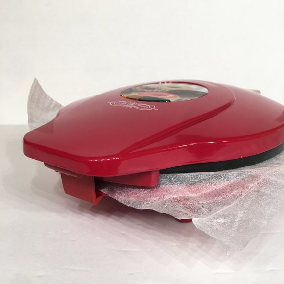 Mini Donut Maker Non Stick Red Bella Cucina Original Box Recipes NEW open box - Picture 7 of 12